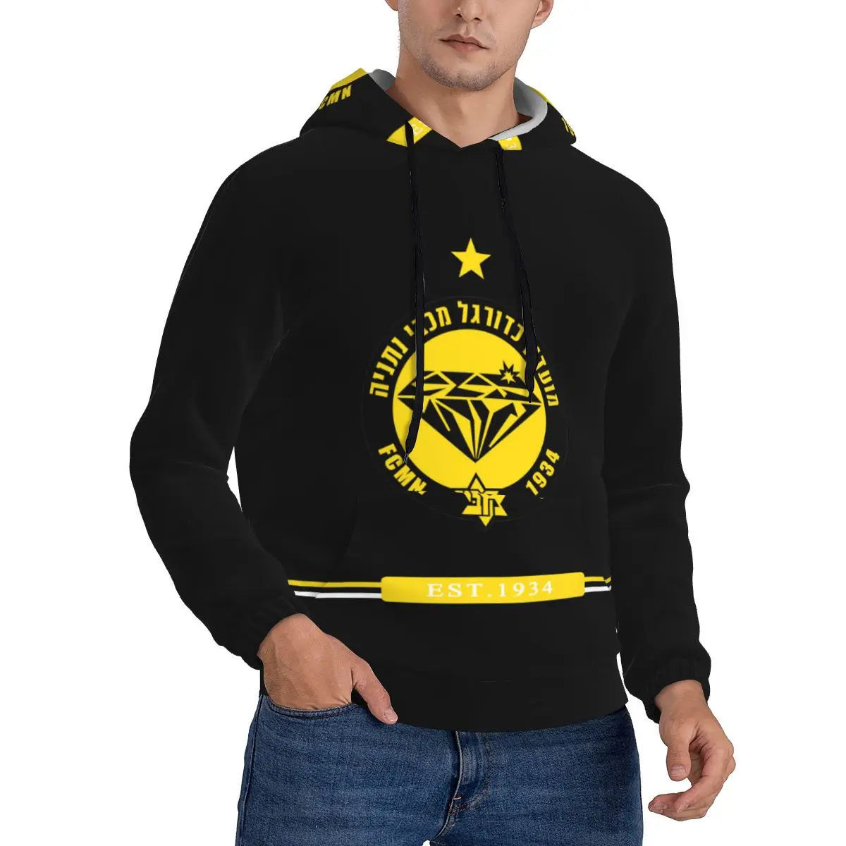Israeli Maccabi Netanya FC Mens hoodies Fashion Autumn Winter Men's Hoodie Sweatshirt Hooded Long-Sleeved Jacket
Israeli Maccabi Netanya FC Mens hoodies Fashion Autumn Winter Men's Hoodie Sweatshirt Hooded Long-Sleeved Jacket