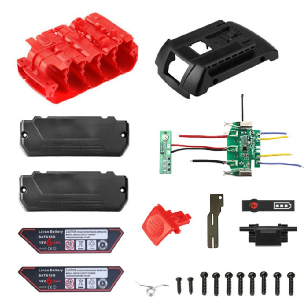 BAT618 Li-ion Battery Case PCB Charging Protection Circuit Board Shell Box For Bosch 18V Lithium Battery
BAT618 Li-ion Battery Case PCB Charging Protection Circuit Board Shell Box For Bosch 18V Lithium Battery