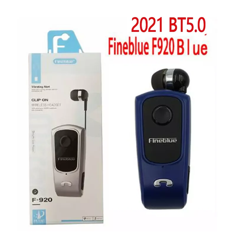 FineBlue F920 Mini Bluetooth Headset Remind Vibration Wear Clip Sports Running Earphone for Phone Working Time 10 hours
FineBlue F920 Mini Bluetooth Headset Remind Vibration Wear Clip Sports Running Earphone for Phone Working Time 10 hours