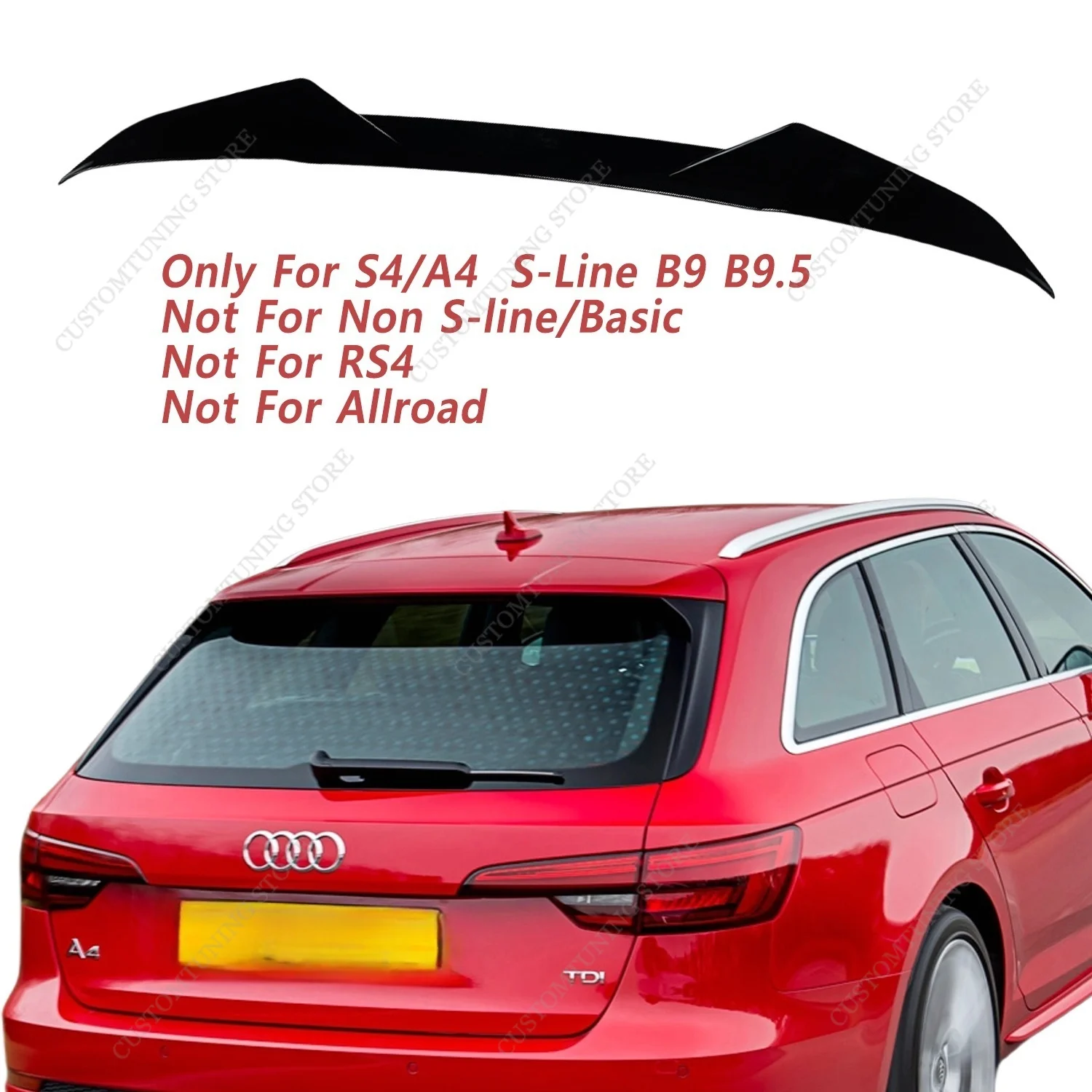 Глянцевый черный задний спойлер в стиле Maxton для AUDI S4/A4 S-line B9 B9.5 Avant 2016-2024, задний спойлер на крышу, обвесы, тюнинг
Глянцевый черный задний спойлер в стиле Maxton для AUDI S4/A4 S-line B9 B9.5 Avant 2016-2024, задний спойлер на крышу, обвесы, тюнинг