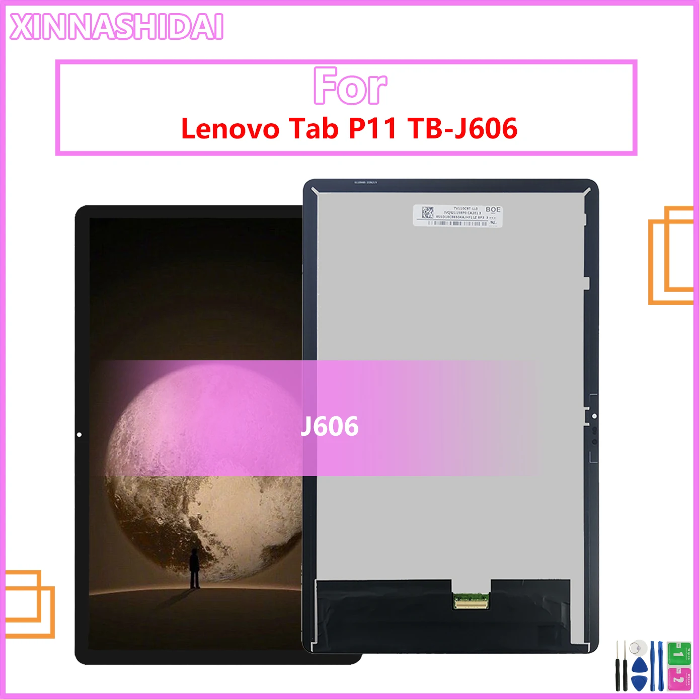 ЖК-дисплей 11 дюймов для Lenovo Tab P11 TB-J606F TB-J606N LCD дисплей с сенсорным экраном дигитайзер в сборе Замена
ЖК-дисплей 11 дюймов для Lenovo Tab P11 TB-J606F TB-J606N LCD дисплей с сенсорным экраном дигитайзер в сборе Замена