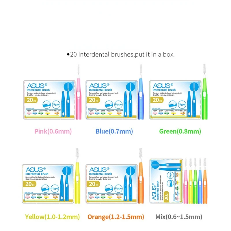 Interdental Brush Retractable Interdental Brush Orthodontic Braces Cleaning Gap Orthodontic Toothbrush Interdental Brush 20/box
Interdental Brush Retractable Interdental Brush Orthodontic Braces Cleaning Gap Orthodontic Toothbrush Interdental Brush 20/box