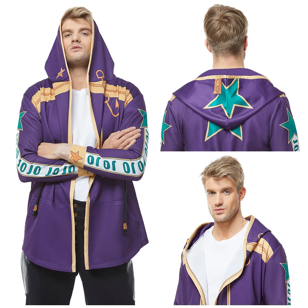 Anime JoJo‘s Bizarre Adventure Stone Ocean Kujo Jotaro Cosplay Hoodie Jacket Coat Long Drawstring Sweatshirt
Anime JoJo‘s Bizarre Adventure Stone Ocean Kujo Jotaro Cosplay Hoodie Jacket Coat Long Drawstring Sweatshirt