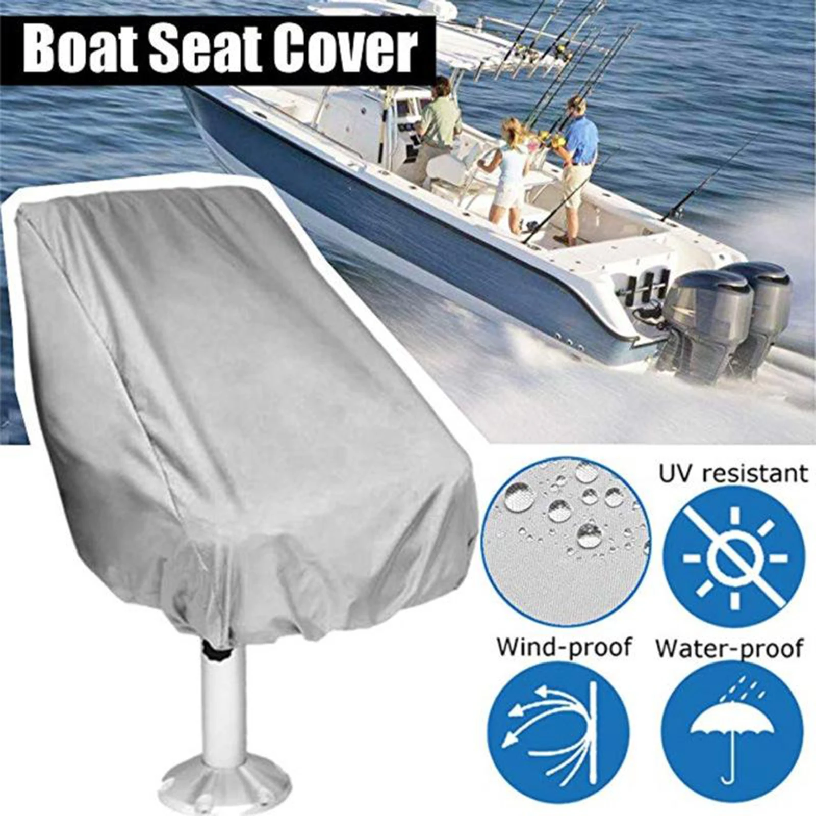 Waterproof Outdoor Foldable Boat Seat Cover Ship UV Resistant Yacht Captain Chair Elastic Closure Dustproof Protection
Waterproof Outdoor Foldable Boat Seat Cover Ship UV Resistant Yacht Captain Chair Elastic Closure Dustproof Protection