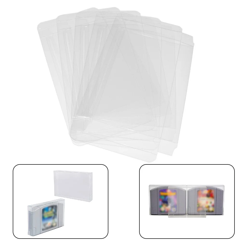 For N64 SNES Transparent Game Box Protectors For Super N64 STRONG 0.5mm Plastic Case Box Game Card Cartridge CD DVD Protector
For N64 SNES Transparent Game Box Protectors For Super N64 STRONG 0.5mm Plastic Case Box Game Card Cartridge CD DVD Protector