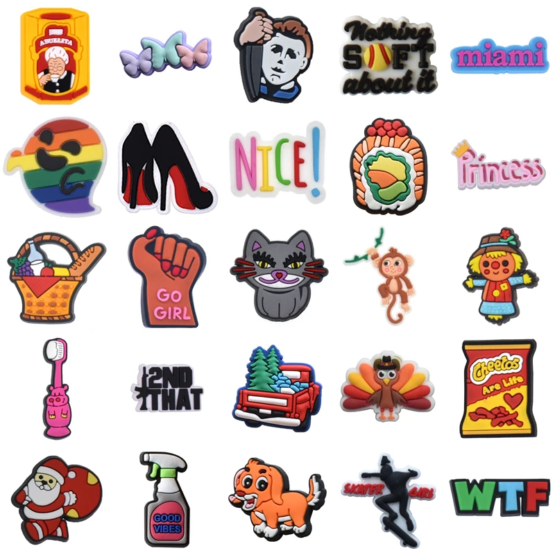 Men Kids Shoes Accessories Decorations for Crocs Para Pins Women Charm Set Jeans Packs Gifts Wholesale Bulk Boy Girl Shoe Charms
Men Kids Shoes Accessories Decorations for Crocs Para Pins Women Charm Set Jeans Packs Gifts Wholesale Bulk Boy Girl Shoe Charms