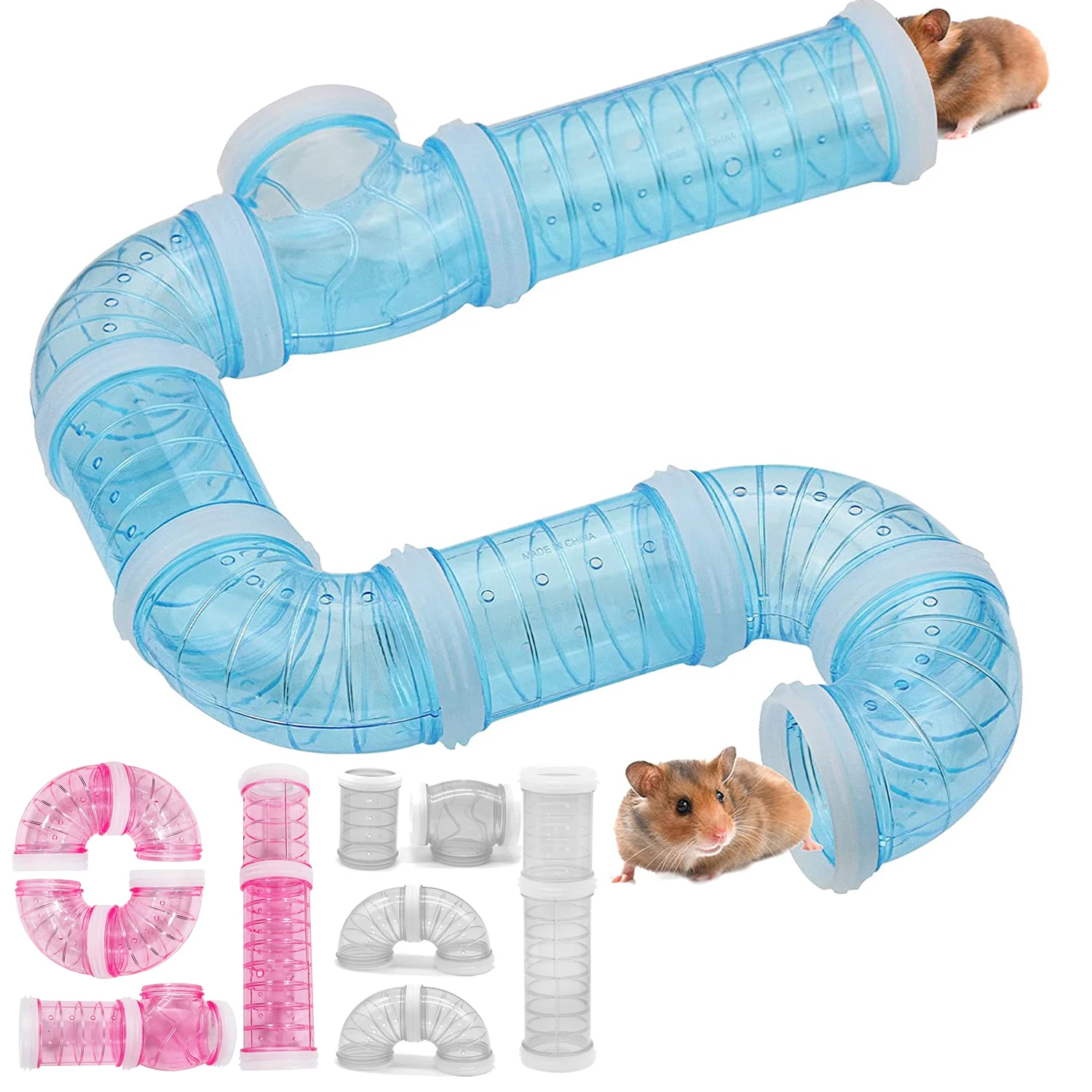 Small Pet DIY Sports Playground Tunnel Excercise Toy For Mouse Hamster Small Animals Cage Accessories Hamster Tunnel Tube Toy
Small Pet DIY Sports Playground Tunnel Excercise Toy For Mouse Hamster Small Animals Cage Accessories Hamster Tunnel Tube Toy