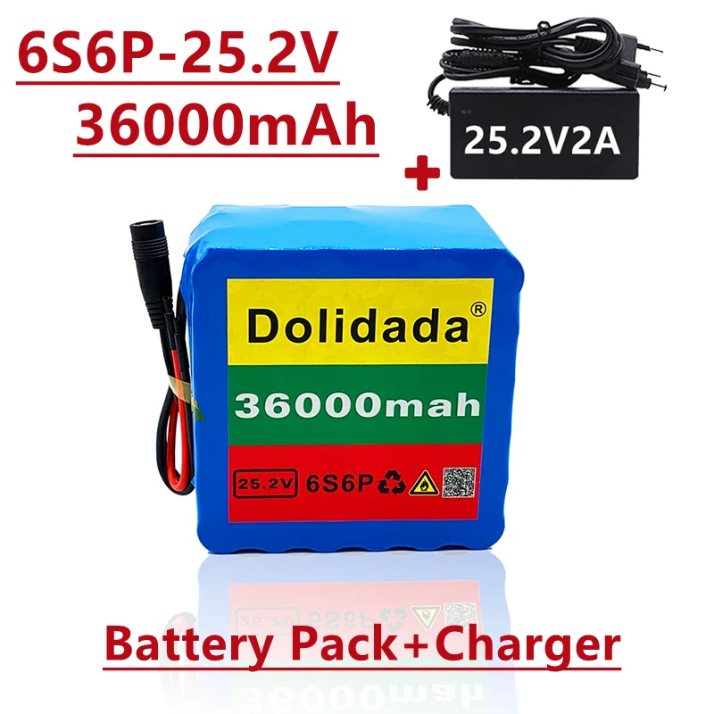 2022 new 6s6p lithium battery 25.2v 36000mah bicycle lithium ion battery pack 350W electric bicycle 250W motor + 2A charger
2022 new 6s6p lithium battery 25.2v 36000mah bicycle lithium ion battery pack 350W electric bicycle 250W motor + 2A charger