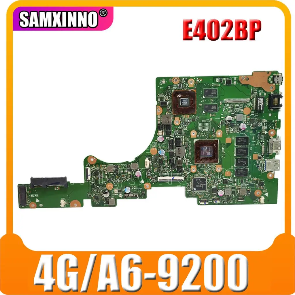 Материнская плата для ноутбука Akemy E402BP, для Asus E402BP E402B материнская плата для ноутбука test OK A6-9200 CPU 4GB RAM
Материнская плата для ноутбука Akemy E402BP, для Asus E402BP E402B материнская плата для ноутбука test OK A6-9200 CPU 4GB RAM