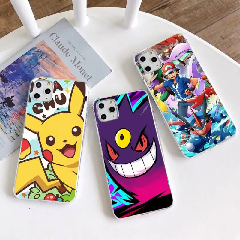Cartoon Pet Baby Pokemon Pikachu Gengar Phone Case For iphone 13 12 11 Pro Mini XS Max 8 7 Plus X SE 2020 XR Silicone Soft cover
Cartoon Pet Baby Pokemon Pikachu Gengar Phone Case For iphone 13 12 11 Pro Mini XS Max 8 7 Plus X SE 2020 XR Silicone Soft cover