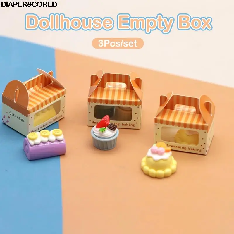 3 шт. 1:12 миниатюрная коробка для десертов для кукольного домика, коробка для упаковки тортов, декоративная игрушка для кукольного домика (только коробка)
3 шт. 1:12 миниатюрная коробка для десертов для кукольного домика, коробка для упаковки тортов, декоративная игрушка для кукольного домика (только коробка)