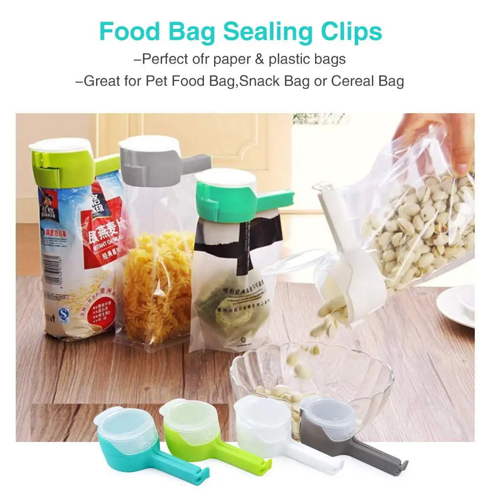 Snack Sealing Clip Fresh Keeping Sealer Clamp Plastic Food Saver Kitchen Seal Gadgets Food Storage Bag Organizer Sealing Clip
Snack Sealing Clip Fresh Keeping Sealer Clamp Plastic Food Saver Kitchen Seal Gadgets Food Storage Bag Organizer Sealing Clip