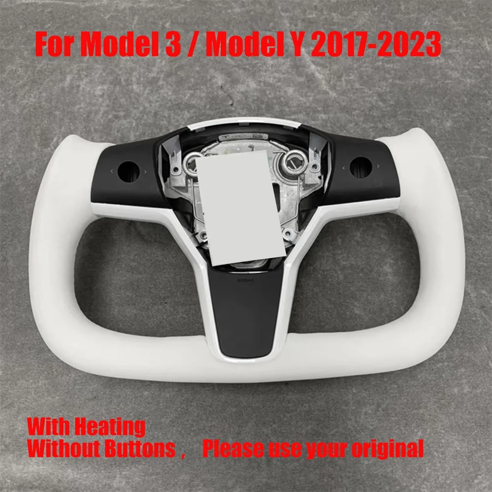 Хомут для руля Tesla Model 3, модель Y 2017-2023, белая кожаная черная панель без кнопок (с подогревом)
Хомут для руля Tesla Model 3, модель Y 2017-2023, белая кожаная черная панель без кнопок (с подогревом)