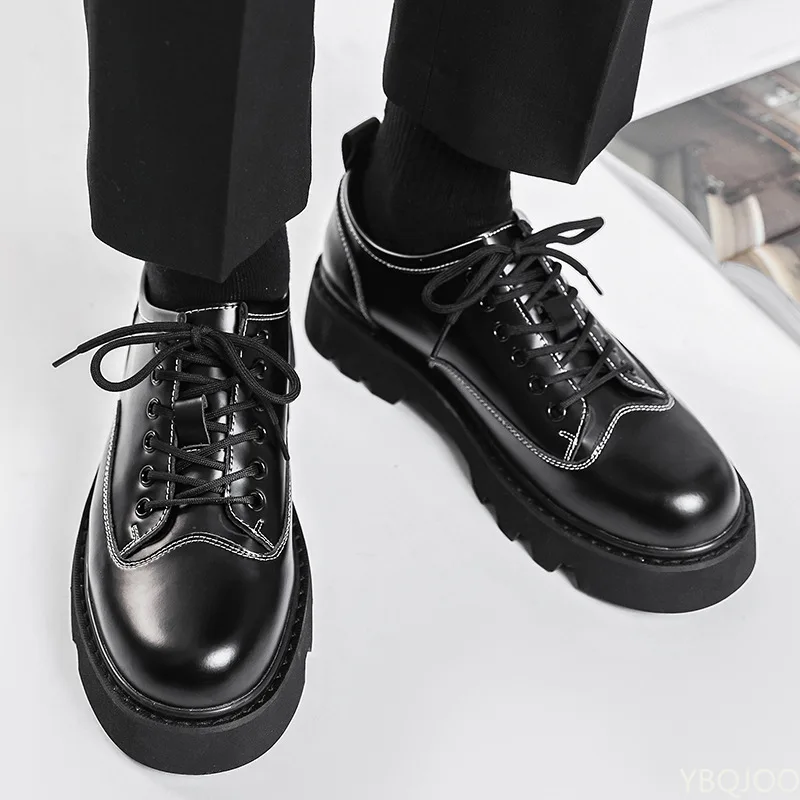 Platform Men Shoes Autumn Retro Black Leather Shoes Mens Casual Fashion Party Wedding Footwear Luxury Brand Zapatos De Hombre
Platform Men Shoes Autumn Retro Black Leather Shoes Mens Casual Fashion Party Wedding Footwear Luxury Brand Zapatos De Hombre
