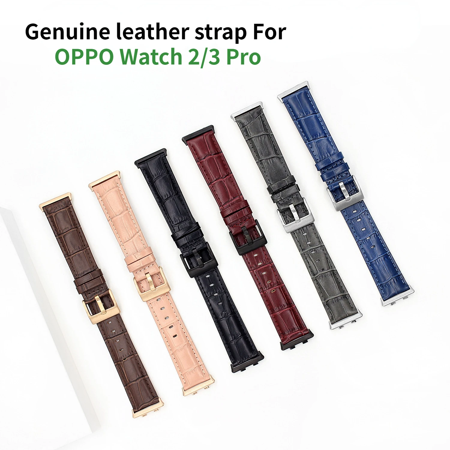 Genuine Leather Watchband For OPPO Watch 3 Pro Smart Watches band Replacement Strap Correa Bracelet For Oppo watch 2 42mm 46mm
Genuine Leather Watchband For OPPO Watch 3 Pro Smart Watches band Replacement Strap Correa Bracelet For Oppo watch 2 42mm 46mm