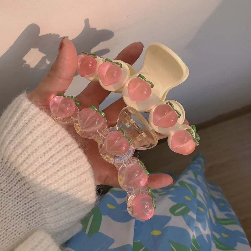 Shark Claw Clip Cute Pink Crab for Hair Sweet Hairpin Large Plastic Hair Catch Transparent Peach Spring Girl Hair Accessories
Shark Claw Clip Cute Pink Crab for Hair Sweet Hairpin Large Plastic Hair Catch Transparent Peach Spring Girl Hair Accessories