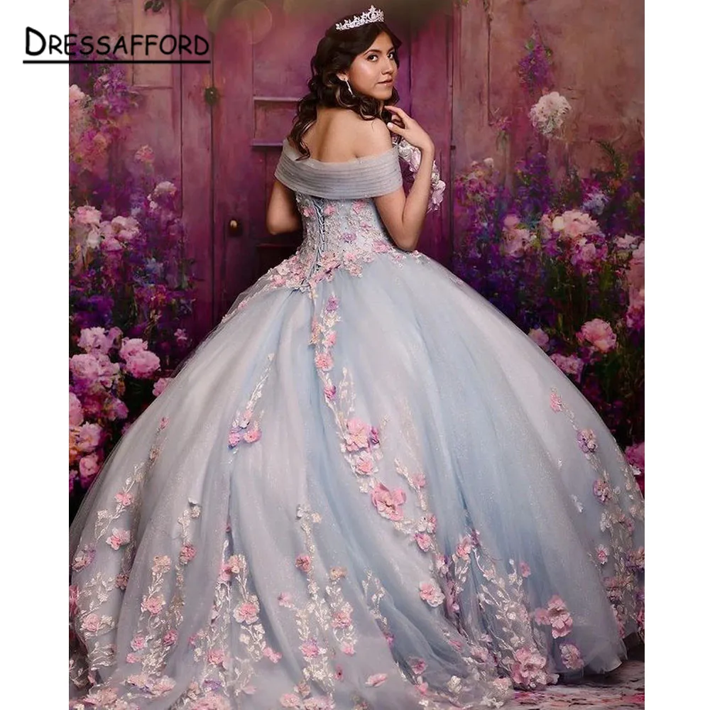 Quinceanera Dresses Off The Shoulder Glitter Tulle Appliques Ball Gown Pageant Birthday Party Gown Sweet Robes De Bal
Quinceanera Dresses Off The Shoulder Glitter Tulle Appliques Ball Gown Pageant Birthday Party Gown Sweet Robes De Bal