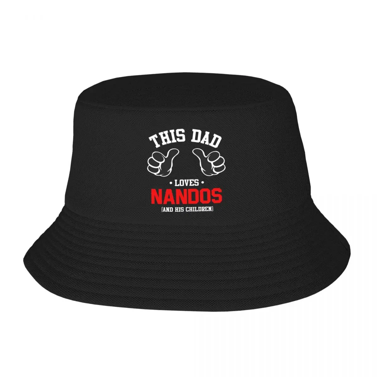 This Dad Loves Nandos And His Children Print Bucket Hat Double Side Reversible Bob Hats Cotton Foldable Cap Travel Sunscreen
This Dad Loves Nandos And His Children Print Bucket Hat Double Side Reversible Bob Hats Cotton Foldable Cap Travel Sunscreen