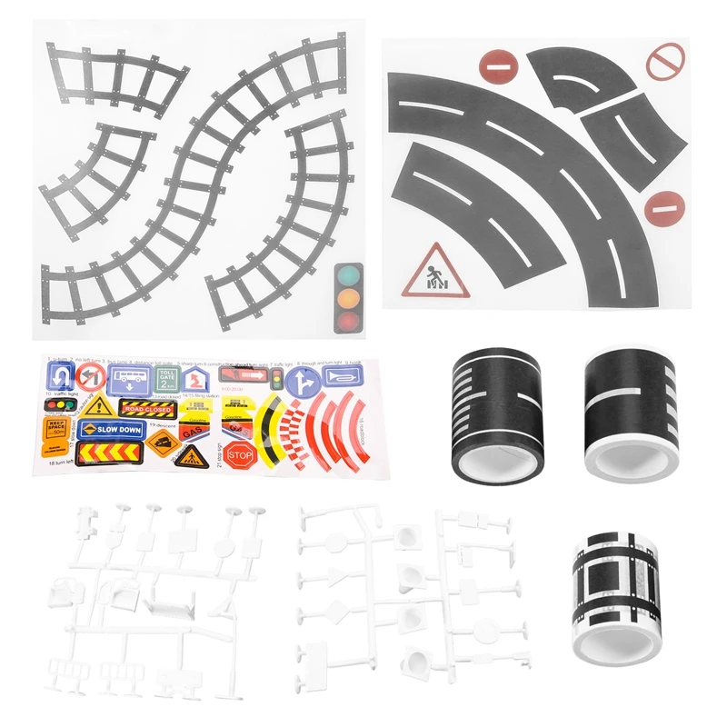 Play Road Tape For Toy Cars And Trains 3 Rolls 4.8Cmx5m Straight Curve Track Traffic Signs - Kids Gifts
Play Road Tape For Toy Cars And Trains 3 Rolls 4.8Cmx5m Straight Curve Track Traffic Signs - Kids Gifts