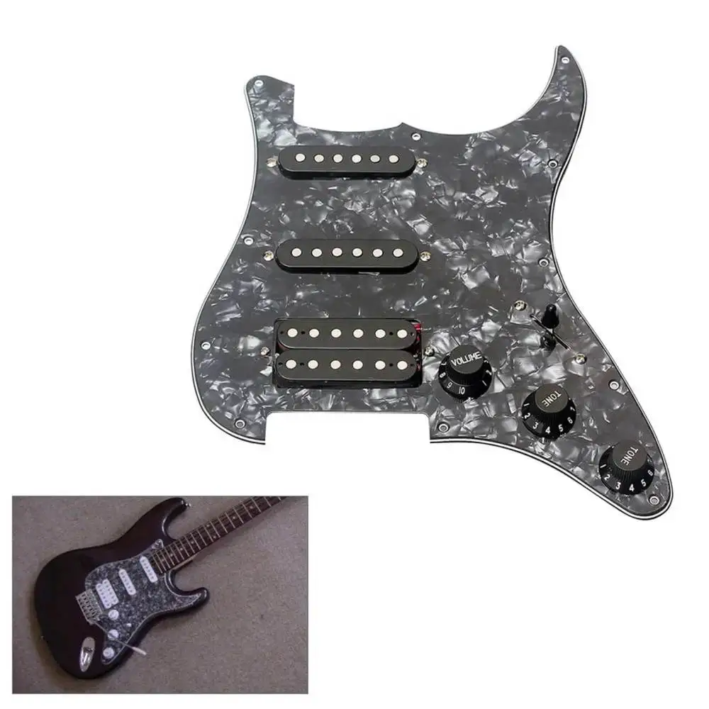 Dual Pickup Circuit Board Pickguard Set For Fanta St Electric Guitar 11 Hole SSS Red/White White Plastic Durable Single Coil
Dual Pickup Circuit Board Pickguard Set For Fanta St Electric Guitar 11 Hole SSS Red/White White Plastic Durable Single Coil