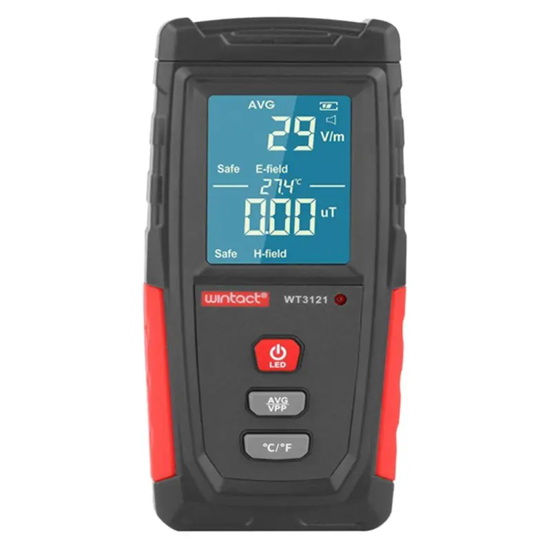 WT3121 EMF Meter Electromagnetic Radiation Tester Electric Field Field Dosimeter Detector Easy Operation ABS-
WT3121 EMF Meter Electromagnetic Radiation Tester Electric Field Field Dosimeter Detector Easy Operation ABS-