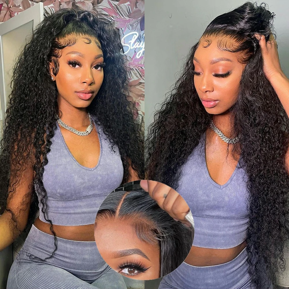 Deep Wave Ready to Wear HD Transparent Lace frontal Wigs Human Hair for Women Curly 6x4 5x5 Brazilian Glueless Lace closure Wigs 
Deep Wave Ready to Wear HD Transparent Lace frontal Wigs Human Hair for Women Curly 6x4 5x5 Brazilian Glueless Lace closure Wigs