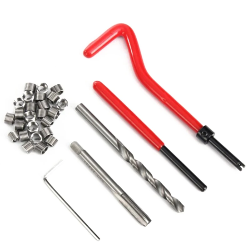 Thread Repair Insert Set HSS Tap Metric DIY Installation, Disassembly And Repair 30 Spanner Spare Parts Hand Tool
Thread Repair Insert Set HSS Tap Metric DIY Installation, Disassembly And Repair 30 Spanner Spare Parts Hand Tool