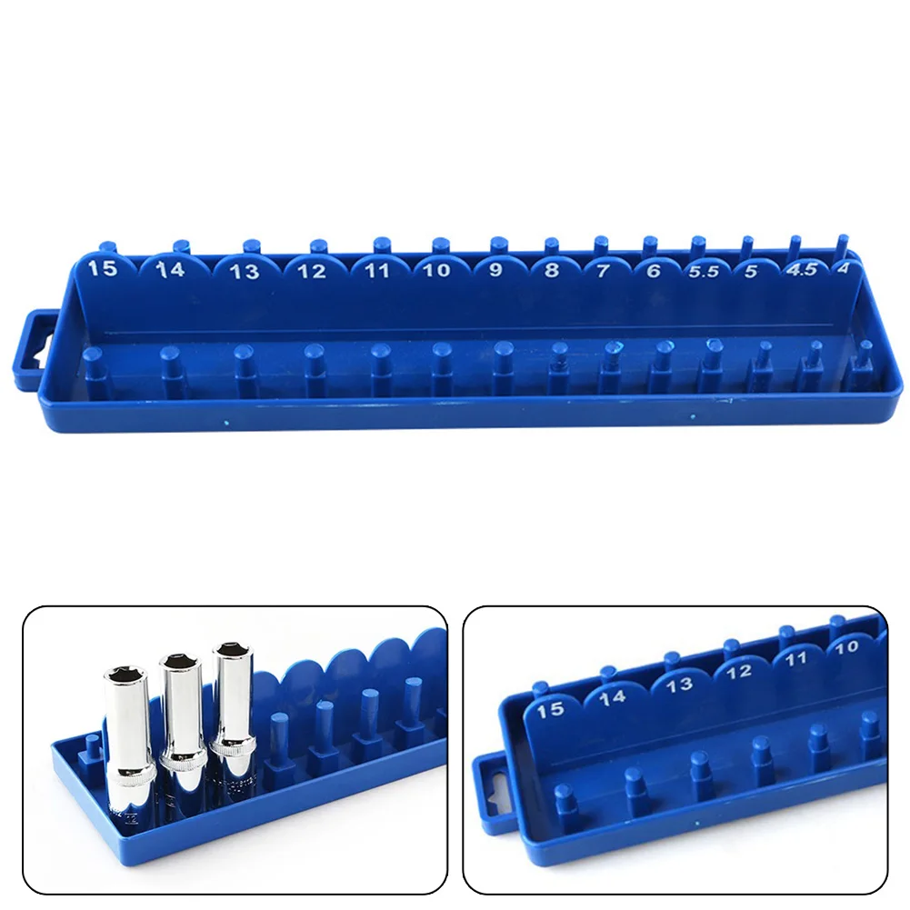 1pc 1/4\" Metric Socket Storage Organizer Holder Bracket Plastic Socket Tray Rack Rail Bracket Wall Holder Wrench
1pc 1/4\" Metric Socket Storage Organizer Holder Bracket Plastic Socket Tray Rack Rail Bracket Wall Holder Wrench