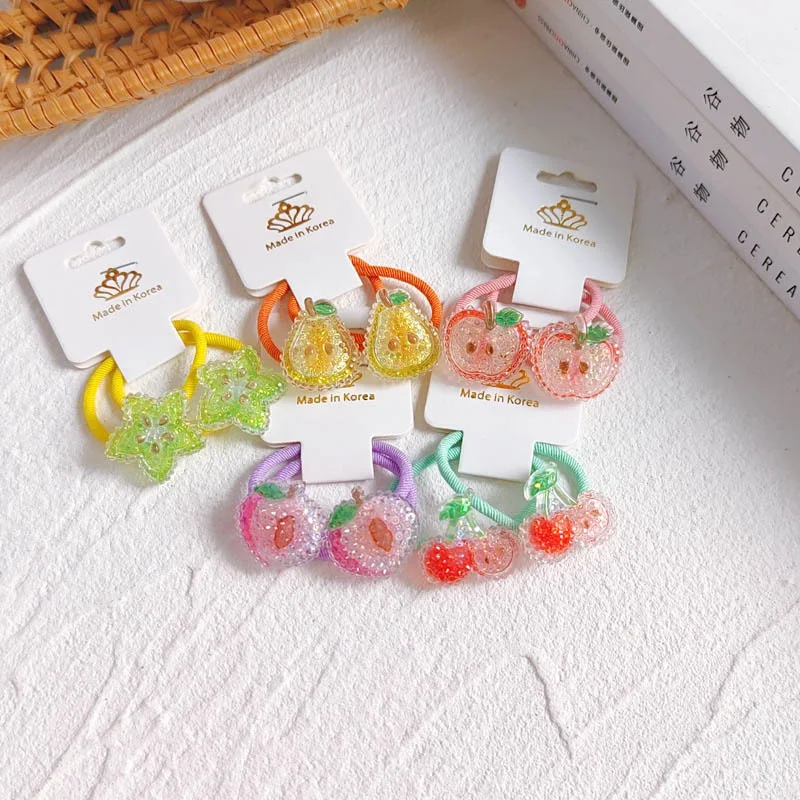 2PCS New Cartoon Shiny Crystal Fruit Kids Cute Elastic Hair Bands Children Hair Ties Girls Hair Accessories Baby Headwear
2PCS New Cartoon Shiny Crystal Fruit Kids Cute Elastic Hair Bands Children Hair Ties Girls Hair Accessories Baby Headwear