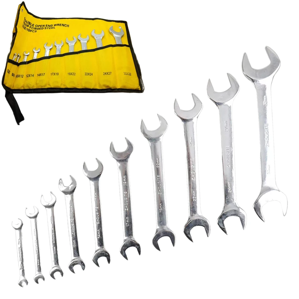 10pcs Double Headed Thin Open End Wrench Set 6-32mm Dual Use-End Small Wrenches For Car Maintenance Hardware Hand Tools
10pcs Double Headed Thin Open End Wrench Set 6-32mm Dual Use-End Small Wrenches For Car Maintenance Hardware Hand Tools
