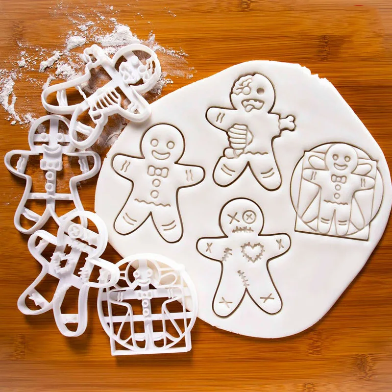 2022 Halloween Gingerbread Man Cookie Mold 3d Three-dimensional Pressing Fondant Cake Decorating Mold Baking Diy Accessories
2022 Halloween Gingerbread Man Cookie Mold 3d Three-dimensional Pressing Fondant Cake Decorating Mold Baking Diy Accessories