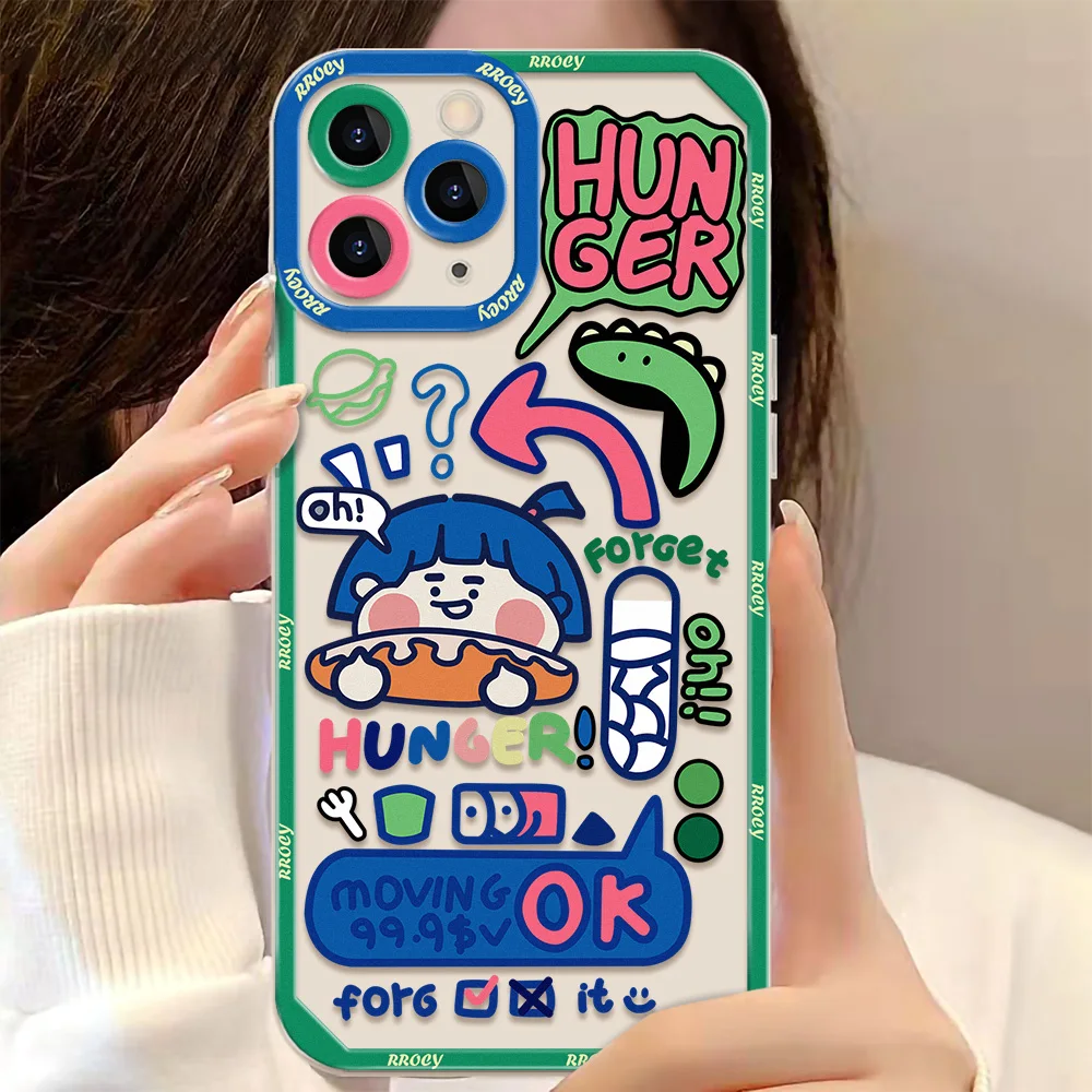 Cartoon Shockproof Clear Phone Case For iPhone XR Cases iPhone 11 13 12 14 Pro Max X XS 7 8 SE 2022 2020 Soft Bumper Back Covers
Cartoon Shockproof Clear Phone Case For iPhone XR Cases iPhone 11 13 12 14 Pro Max X XS 7 8 SE 2022 2020 Soft Bumper Back Covers