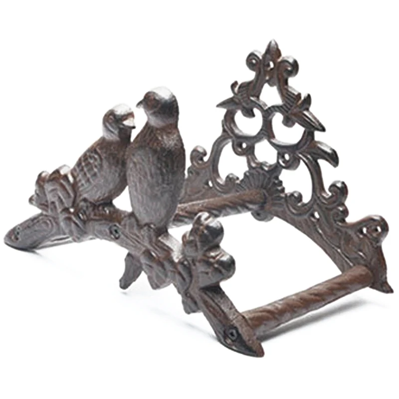 Vintage Couple Birds Design Cast Iron Water Pipe Holder Home Garden Wall Decor Small Water Faucet Pipe Storage Holder
Vintage Couple Birds Design Cast Iron Water Pipe Holder Home Garden Wall Decor Small Water Faucet Pipe Storage Holder