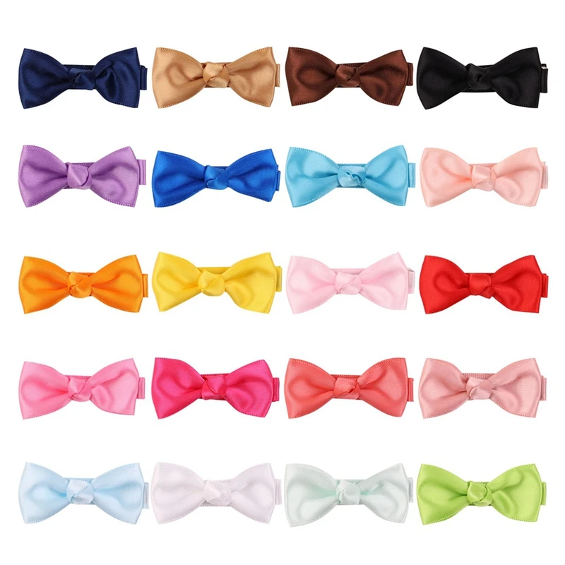 Wholesale 2Inches Ribbon Solid Color Bows Hair Clips For Kids Girls Hairpins Covered Safety Clips Baby Headwear Hair Accessories
Wholesale 2Inches Ribbon Solid Color Bows Hair Clips For Kids Girls Hairpins Covered Safety Clips Baby Headwear Hair Accessories