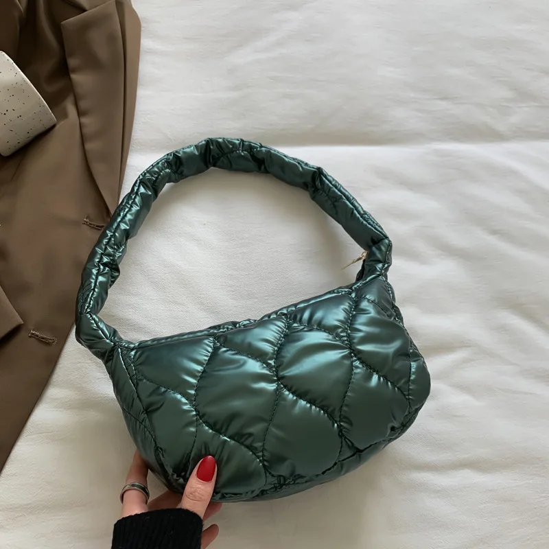 Winter Rhombus Space Cotton Shoulder Bag Female Fashion Down Underarm Bag Luxury Lady Armpit Handbag and Purse Tote
Winter Rhombus Space Cotton Shoulder Bag Female Fashion Down Underarm Bag Luxury Lady Armpit Handbag and Purse Tote