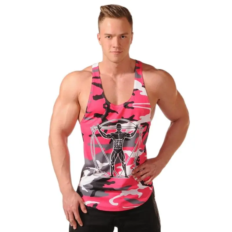 Men Bodybuilding Tank Tops Camouflage Sleeveless Shirt Gym Fitness Workout Singlet Vest Undershirt Quick Dry Training Clothing
Men Bodybuilding Tank Tops Camouflage Sleeveless Shirt Gym Fitness Workout Singlet Vest Undershirt Quick Dry Training Clothing