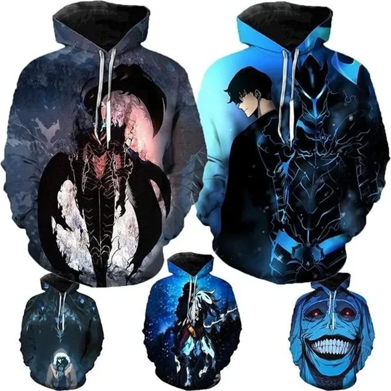 2023 Solo Leveling 3D Hoodie MenWomen Hip Hop Horror Autumn Streetwear Hoodie Couples Clothes Anime 3D Harajuku Hoodies XS-6XL
2023 Solo Leveling 3D Hoodie MenWomen Hip Hop Horror Autumn Streetwear Hoodie Couples Clothes Anime 3D Harajuku Hoodies XS-6XL