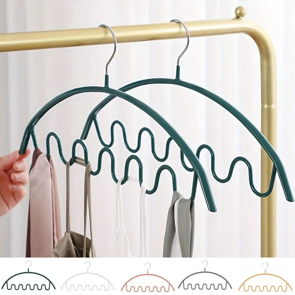 Multifunctional Clothes Drying Rack Durable Stackable Multi-Wave Metal Underwear Hanger High Quality Wave Pattern Hanger
Multifunctional Clothes Drying Rack Durable Stackable Multi-Wave Metal Underwear Hanger High Quality Wave Pattern Hanger