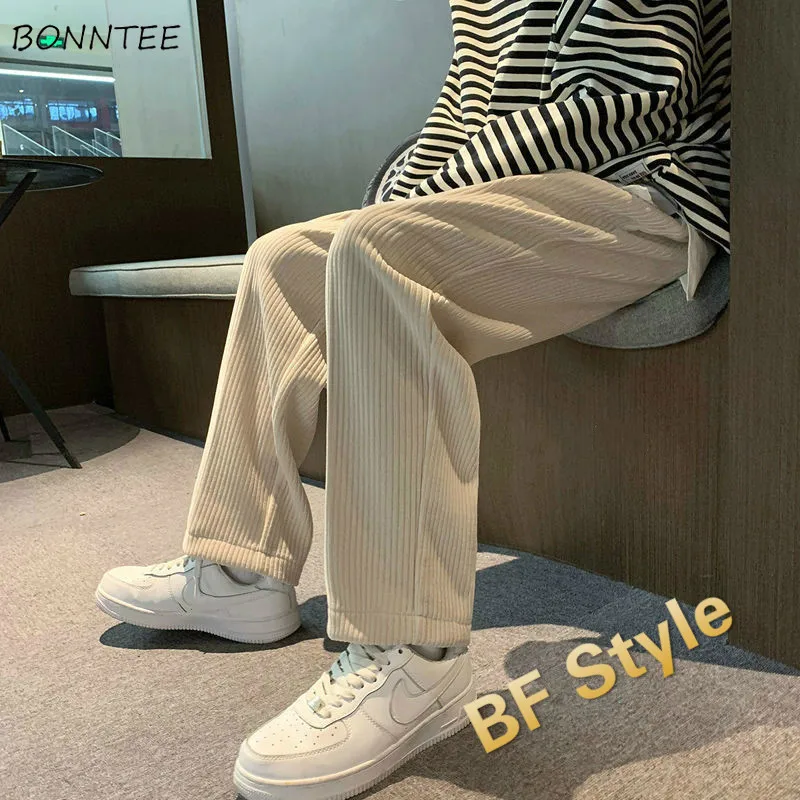 Casual Pants Women Spring Solid Couples Corduroy Straight Trousers Loose BF Full Length Elastic Waist Streetwear Unisex Tender
Casual Pants Women Spring Solid Couples Corduroy Straight Trousers Loose BF Full Length Elastic Waist Streetwear Unisex Tender