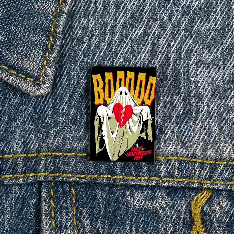 Fashion The Ghost of Heartbreaks Pin Funny vintage Brooches Shirt Lapel teacher Bag Cute Badge Cartoon pins for Lover Girl
Fashion The Ghost of Heartbreaks Pin Funny vintage Brooches Shirt Lapel teacher Bag Cute Badge Cartoon pins for Lover Girl