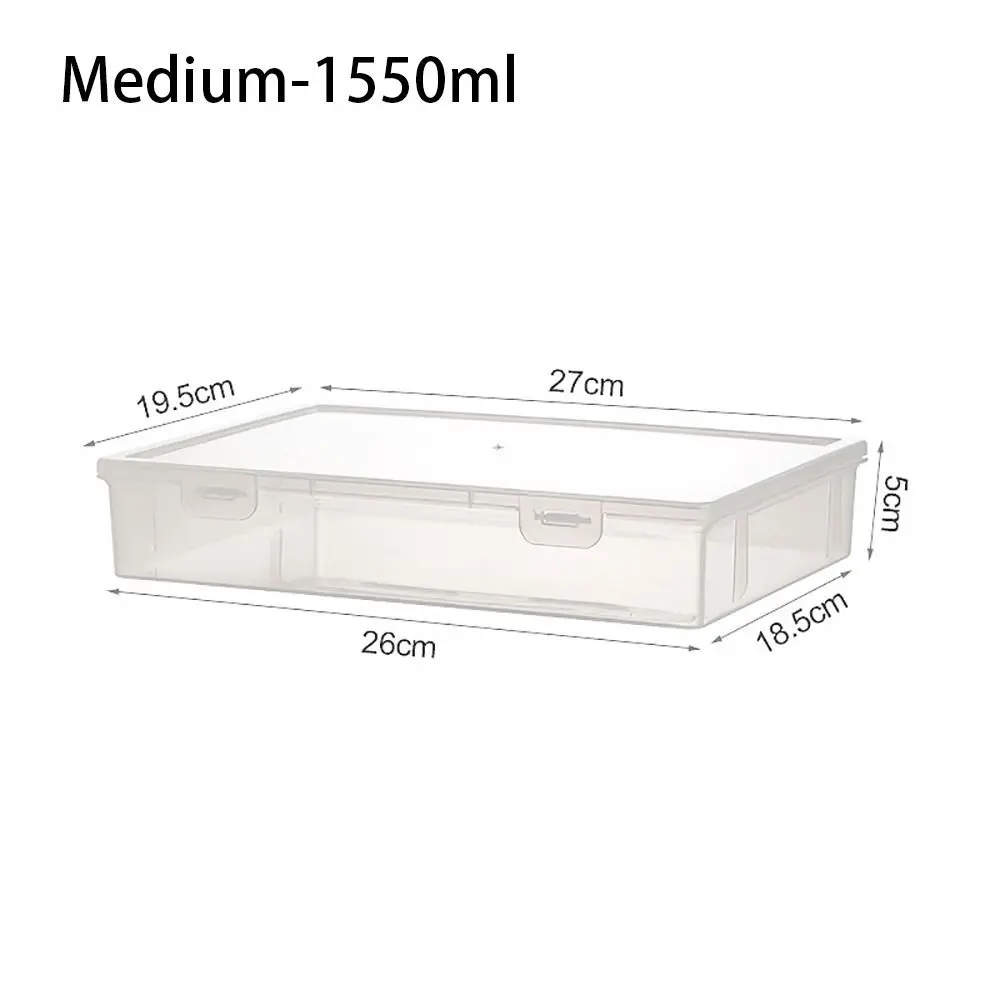 Прозрачный пластиковый контейнер для хранения A4 A5
Прозрачный пластиковый контейнер для хранения A4 A5