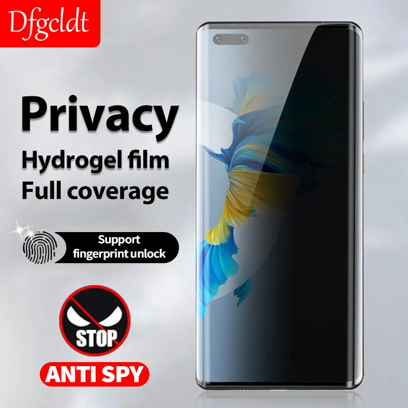 Антишпионская Гидрогелевая пленка с полным покрытием для Huawei Mate 40 40E 20X P30 P40 P50 Pro, Защитная пленка для конфиденциальности экрана Huawei Nova 7 8 Pro, б... 
Антишпионская Гидрогелевая пленка с полным покрытием для Huawei Mate 40 40E 20X P30 P40 P50 Pro, Защитная пленка для конфиденциальности экрана Huawei Nova 7 8 Pro, б...