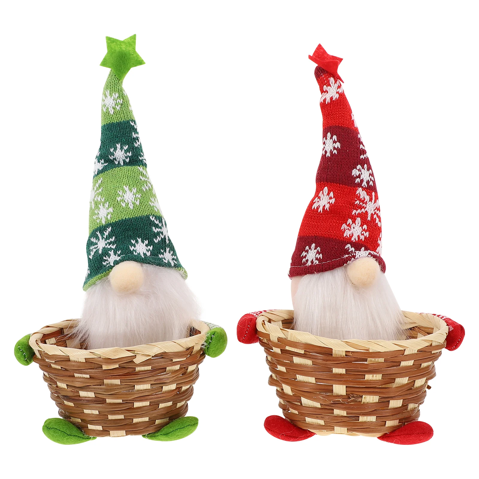 2pcs Christmas Party Gift Holder Candy Storage Basket Fruits Container Basket Christmas Candy Basket Xmas Fruits Box Jar
2pcs Christmas Party Gift Holder Candy Storage Basket Fruits Container Basket Christmas Candy Basket Xmas Fruits Box Jar