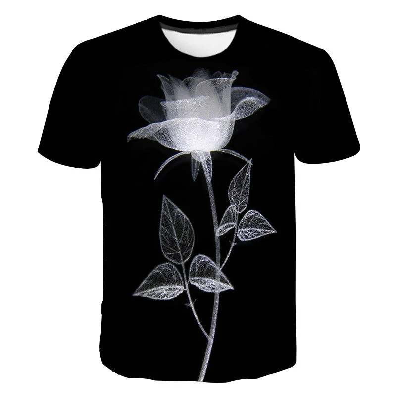 2022 Rose Flower T Shirt Men Women Children 3D Prined T Shirt Fashion T-shirts Short Sleeve Casual Boy Girl Kids Tops Cool Tees
2022 Rose Flower T Shirt Men Women Children 3D Prined T Shirt Fashion T-shirts Short Sleeve Casual Boy Girl Kids Tops Cool Tees