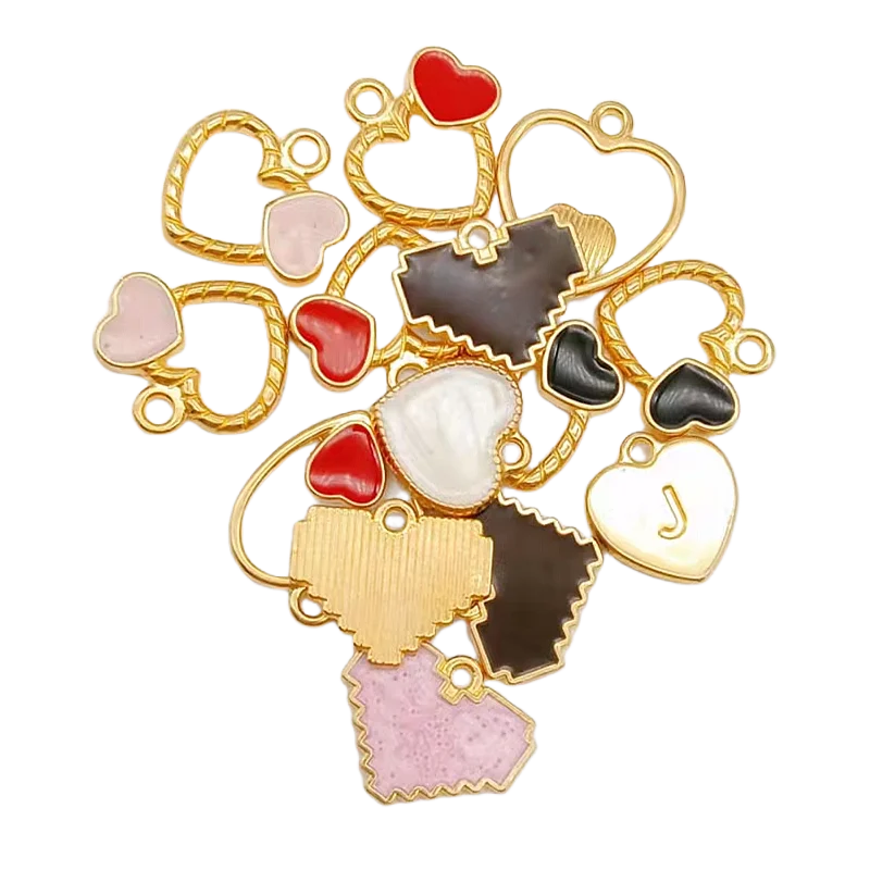 10pcs Mix Colorful Enamel Love Heart Charms for DIY Jewelry Making Earrings Bracelet Keychain Pendants Making Accessories Supply
10pcs Mix Colorful Enamel Love Heart Charms for DIY Jewelry Making Earrings Bracelet Keychain Pendants Making Accessories Supply