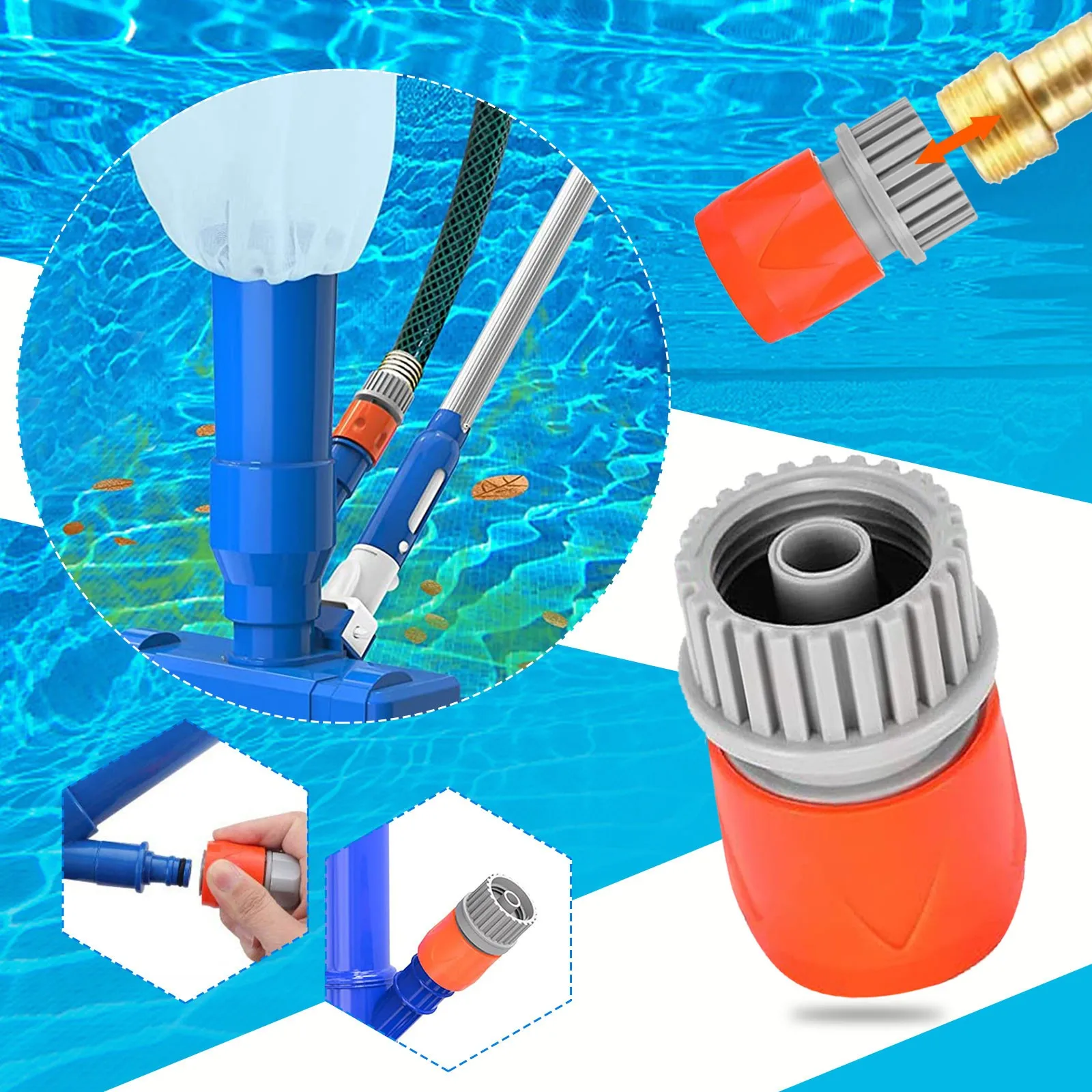 Swimming Pool Vacuum Jet Cleaner Swimming Pool Cleaning Kit Accessories Swimming Pool Cleaning Tool Baby Bathtub Inflatable Ring
Swimming Pool Vacuum Jet Cleaner Swimming Pool Cleaning Kit Accessories Swimming Pool Cleaning Tool Baby Bathtub Inflatable Ring