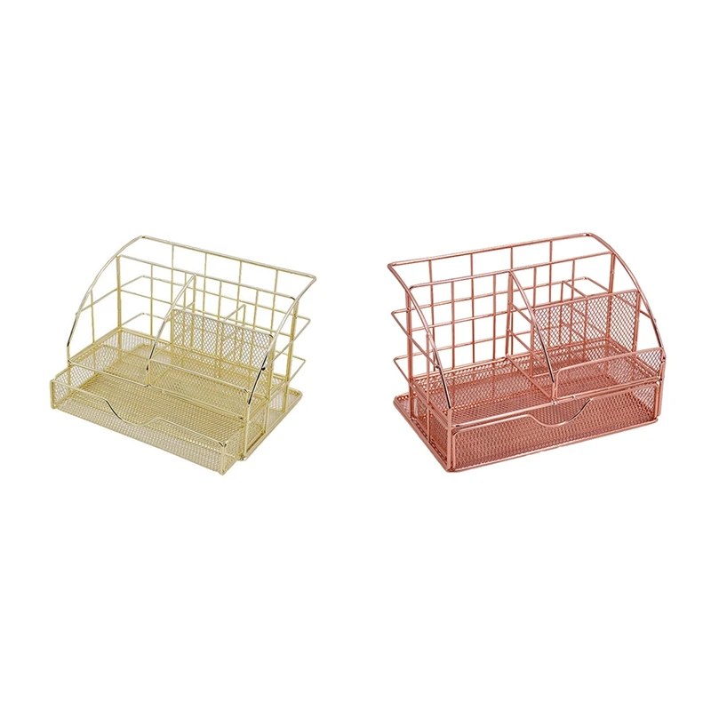 Desk Organizer For Women,All In One Mesh Office Organizer Desk Accessories,Compartments+1 Mini Sliding Drawer
Desk Organizer For Women,All In One Mesh Office Organizer Desk Accessories,Compartments+1 Mini Sliding Drawer