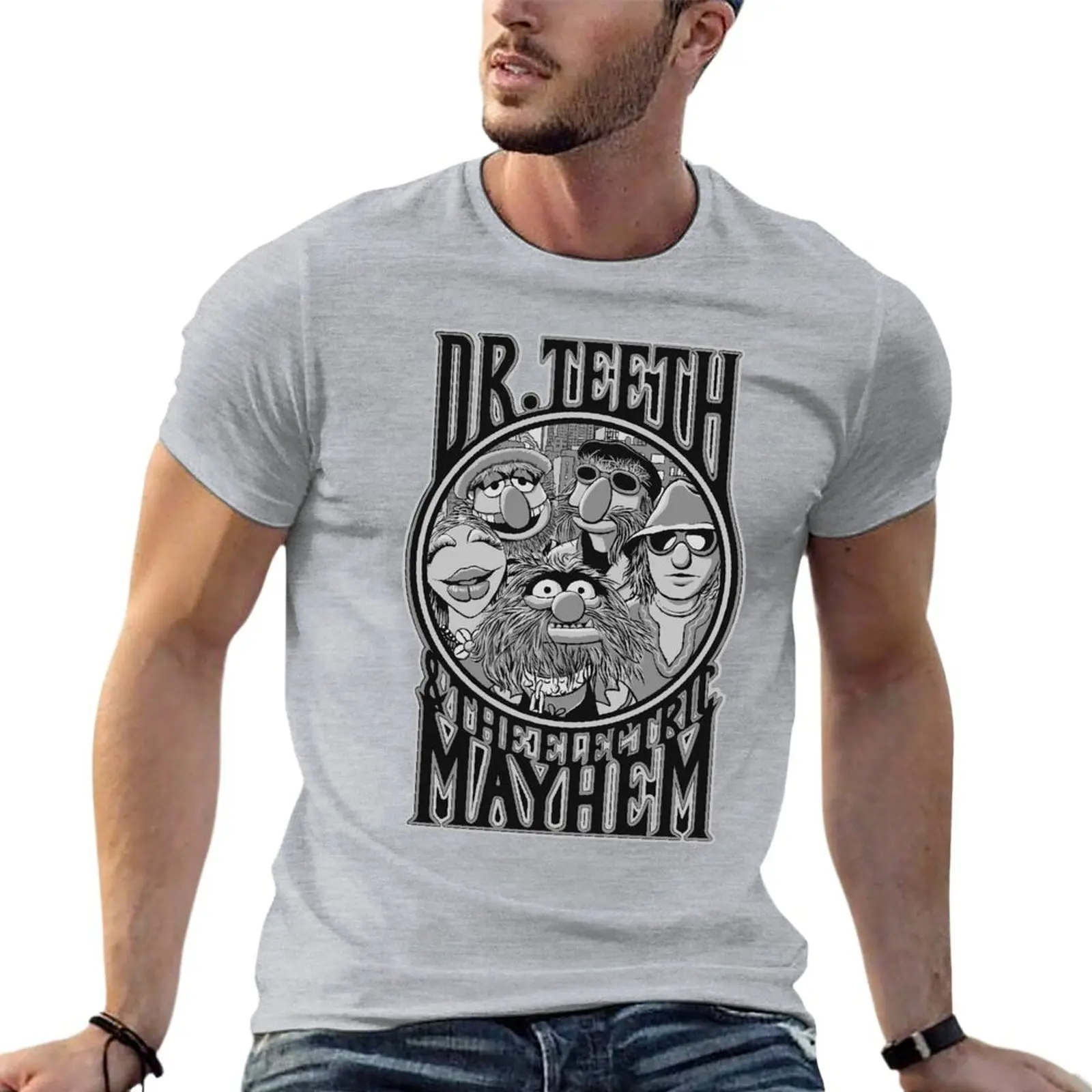 Dr Teeth The Electric Mayhem Animal Drummer Muppet Show Oversize T-Shirt Personalized Men Clothing Short Sleeve Tops Tee
Dr Teeth The Electric Mayhem Animal Drummer Muppet Show Oversize T-Shirt Personalized Men Clothing Short Sleeve Tops Tee