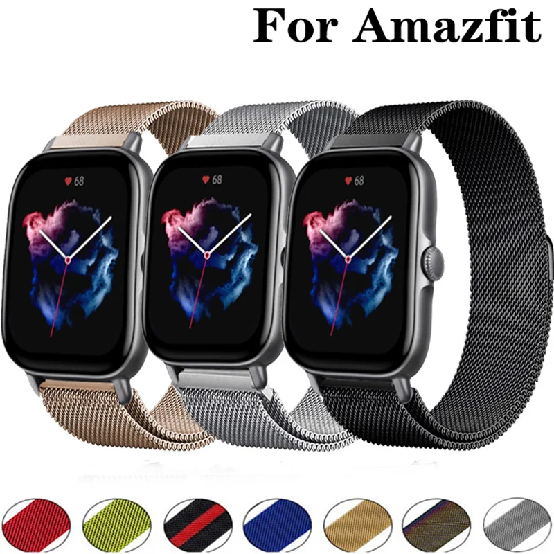 20mm/22mm Magnetic band For Amazfit GTS/2/2e/3/GTS2 Mini/GTR 42mm/47mm/GTR2/3/Pro stratos Metal Watch Bracelet Amazfit bip strap
20mm/22mm Magnetic band For Amazfit GTS/2/2e/3/GTS2 Mini/GTR 42mm/47mm/GTR2/3/Pro stratos Metal Watch Bracelet Amazfit bip strap