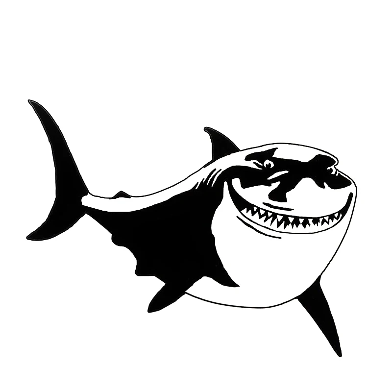 17*13.2cm Shark Cartoon Car Sticker Vinyl Decals Motorcycle SUVs Bumper Window Laptop jdm Car Styling
17*13.2cm Shark Cartoon Car Sticker Vinyl Decals Motorcycle SUVs Bumper Window Laptop jdm Car Styling